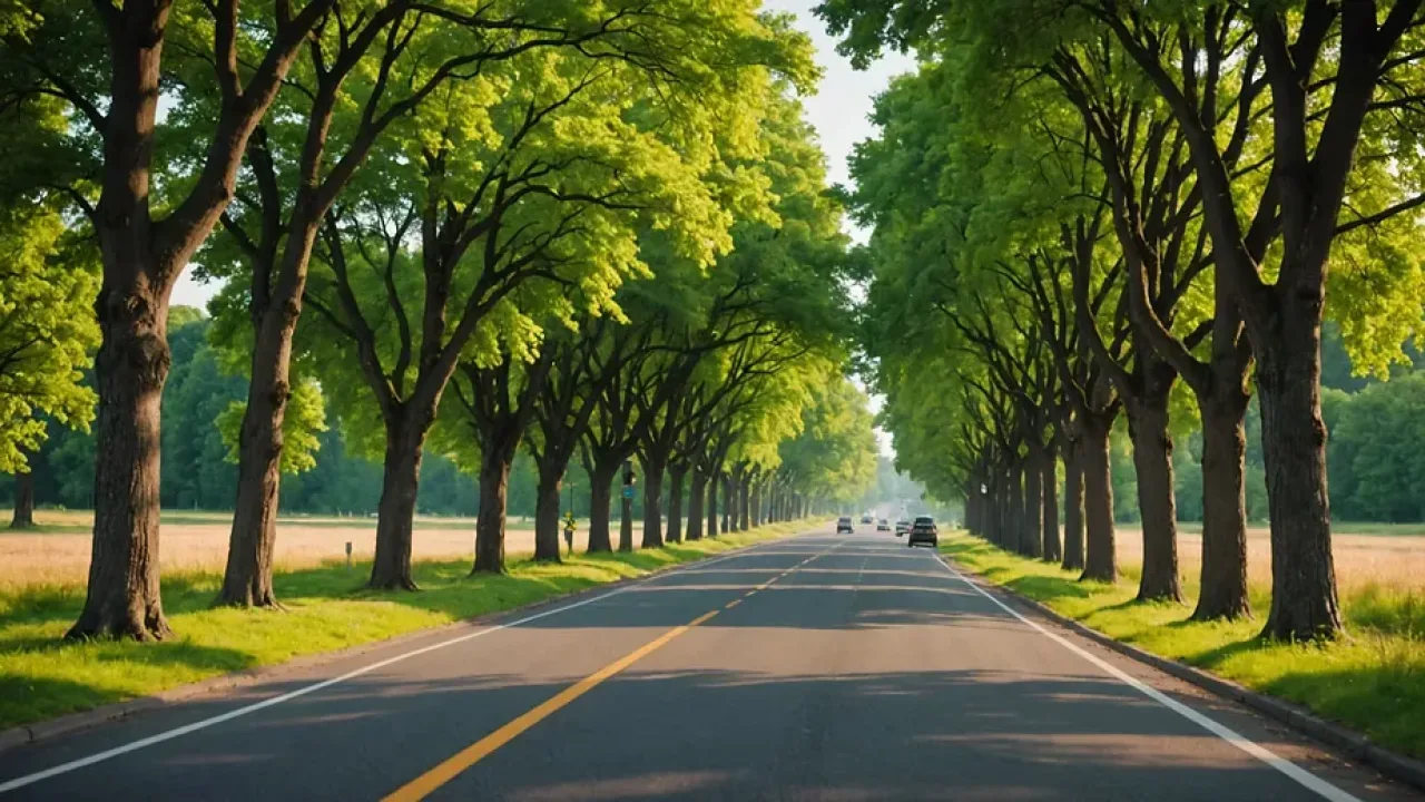 Scenic view of the Lagos Calabar Coastal Highway under clear skies